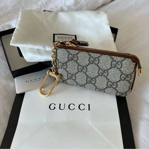 Gucci GG Supreme Monogram Key Case EUC